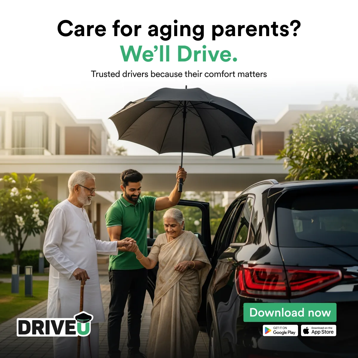 DriveU family use performance ad