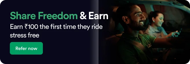 DriveU refer and earn in-app banner