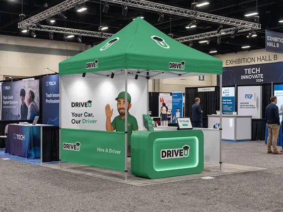 DriveU 10 by 10 foot expo canopy