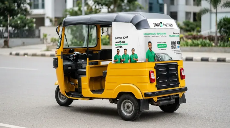DriveU Bengaluru outdoor hoarding